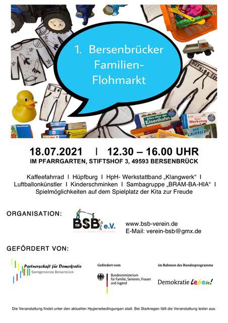 1. Bersenbrücker Familienflohmarkt am 18.07.2021